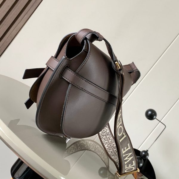 Loewe Small Gate bag in soft calfskin and jacquard