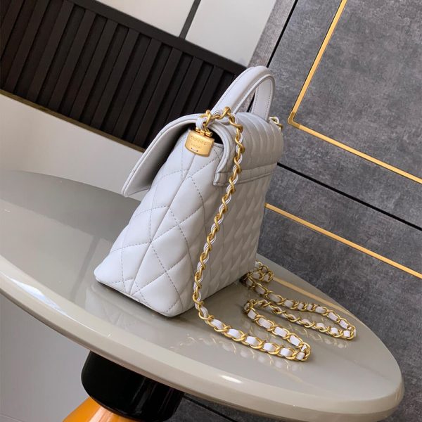 CHANEL large Flap Bag With Top Handle(high-end grade)
