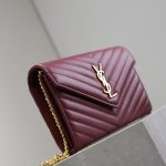 YSL cassandre chain wallet in lambskin