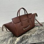 CELINE MEDIUM SMILING NEW LUGGAGE IN SUPPLE SHINY LAMBSKIN(HIGH-END GRADE)