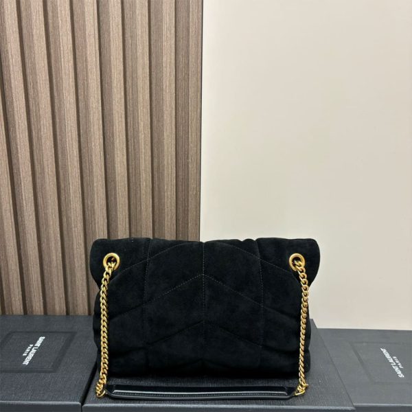 YSL PUFFER small in suede(HIGH-END GRADE)