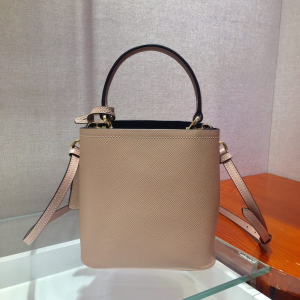 Prada Panier Saffiano Leather Mini Bag(high-end grade)