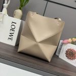 LOEWE Medium Puzzle Fold tote in shiny calfskin(HIGH-END GRADE)