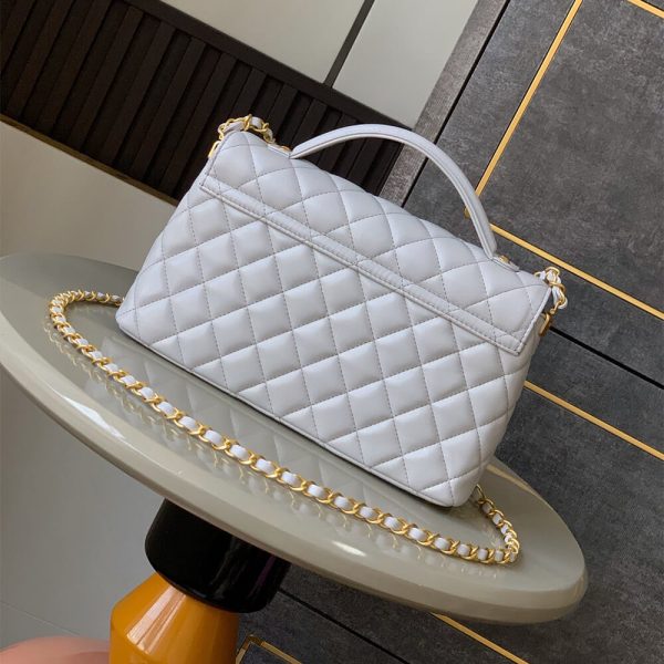CHANEL large Flap Bag With Top Handle(high-end grade)