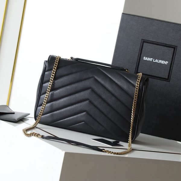YSL LOULOU large in MATELASSE lambskin(HIGH-END GRADE)