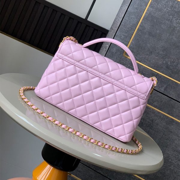 CHANEL large Flap Bag With Top Handle(high-end grade)