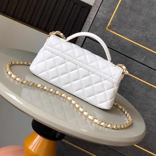 CHANEL Mini Flap Bag with Top Handle(high-end grade)