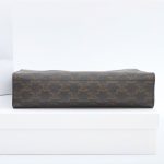 CELINE Vertical Cabas bag in calfskin with logo print and Celine print
