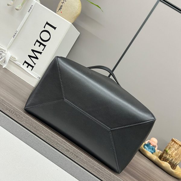 LOEWE Medium Puzzle Fold tote in shiny calfskin(HIGH-END GRADE)