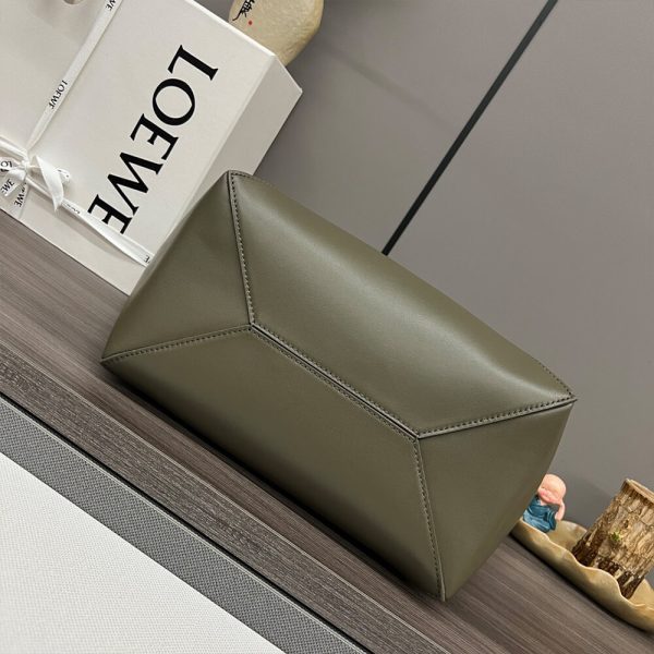 LOEWE Medium Puzzle Fold tote in shiny calfskin(HIGH-END GRADE)