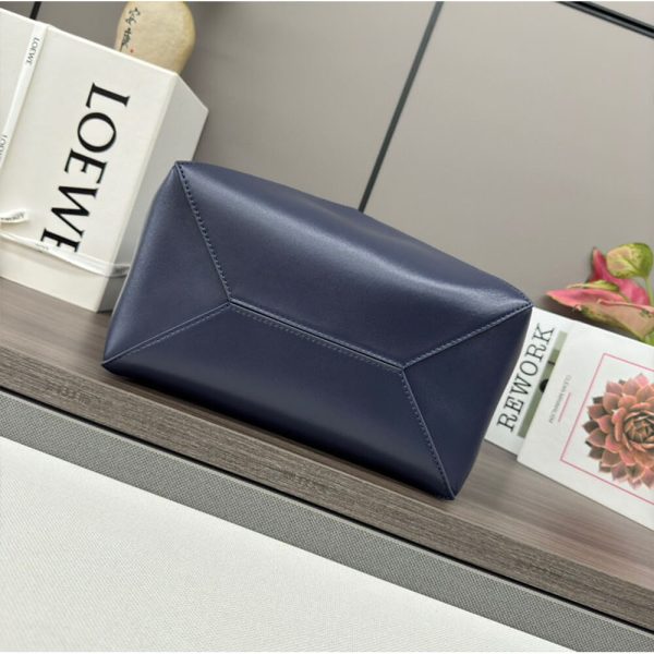 LOEWE Medium Puzzle Fold tote in shiny calfskin(HIGH-END GRADE)