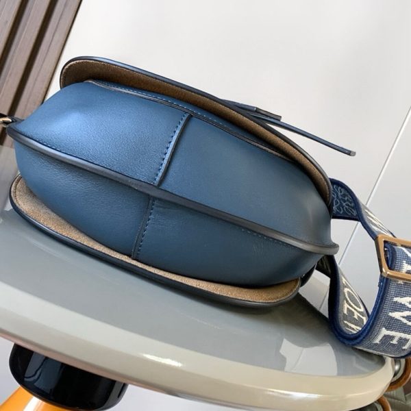 Loewe Small Gate bag in soft calfskin and jacquard