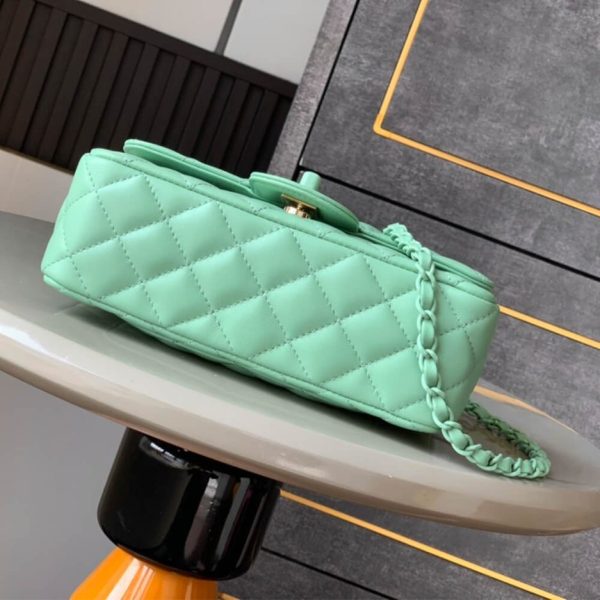 CHANEL Mini Flap Bag with Top Handle(high-end grade)