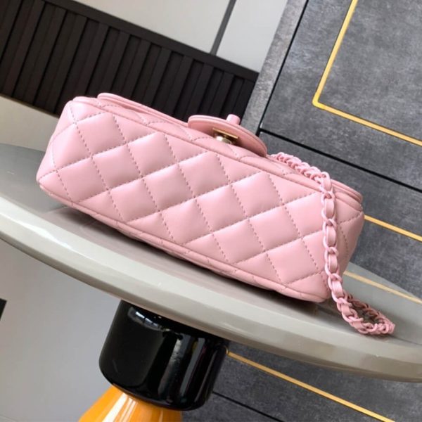 CHANEL Mini Flap Bag with Top Handle(high-end grade)