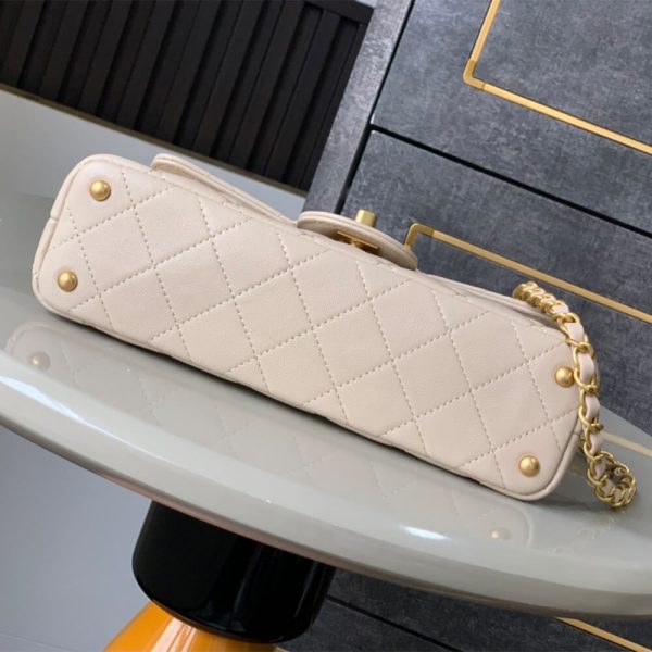CHANEL large Flap Bag With Top Handle(high-end grade)