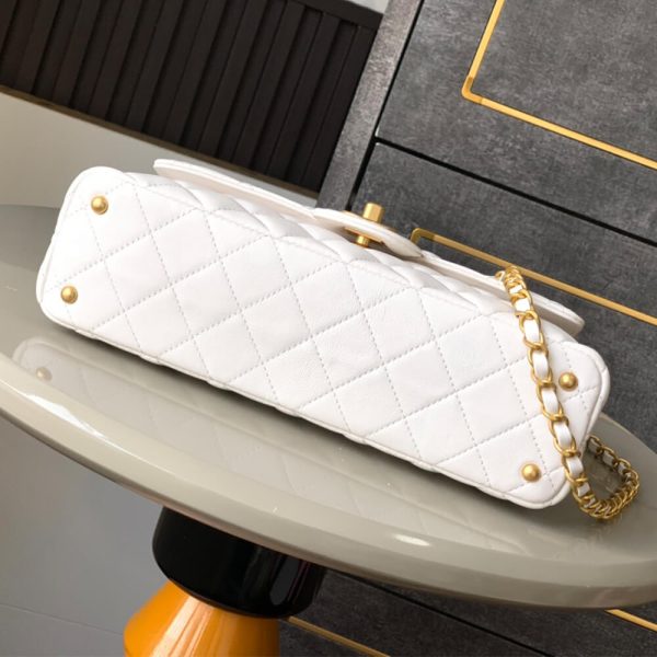 CHANEL large Flap Bag With Top Handle(high-end grade)