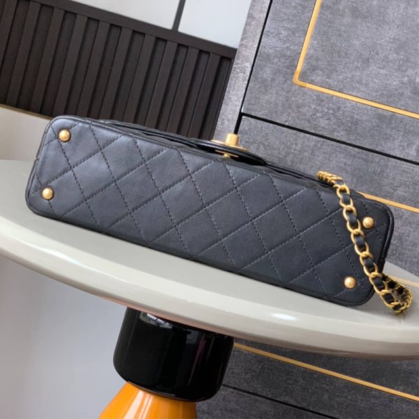 CHANEL large Flap Bag With Top Handle(high-end grade)