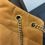 YSL PUFFER small in suede(HIGH-END GRADE)