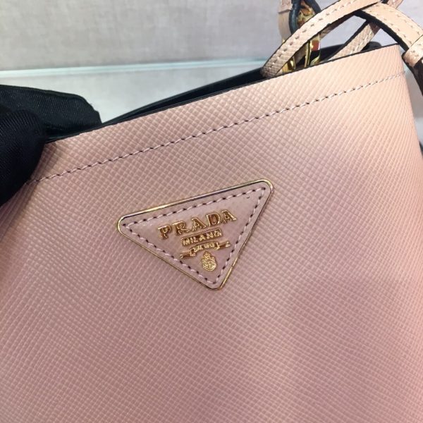 Prada Panier Saffiano Leather Mini Bag(high-end grade)