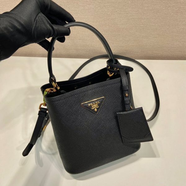 Prada Panier Saffiano Leather Mini Bag(high-end grade)