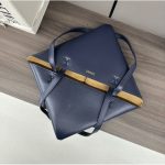 LOEWE Medium Puzzle Fold tote in shiny calfskin(HIGH-END GRADE)
