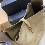 YSL Large LE 5 À 7 bag in soft suede