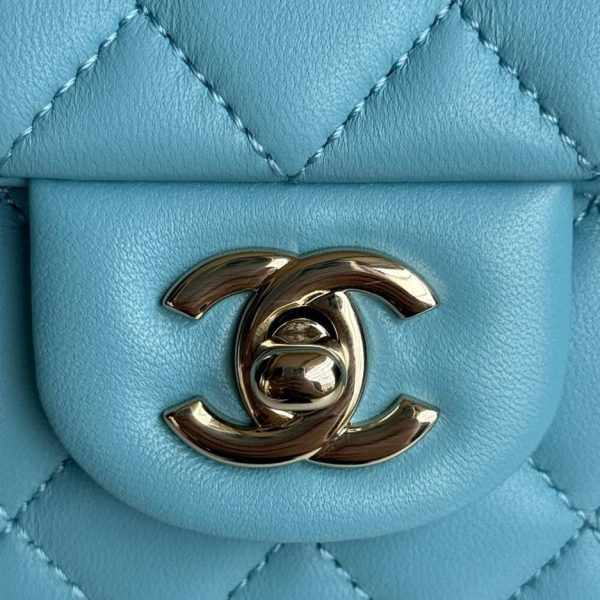CHANEL Mini Classic Handbag With Top Handle