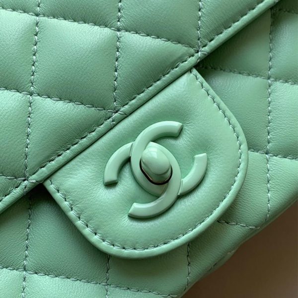 CHANEL Mini Flap Bag with Top Handle(high-end grade)