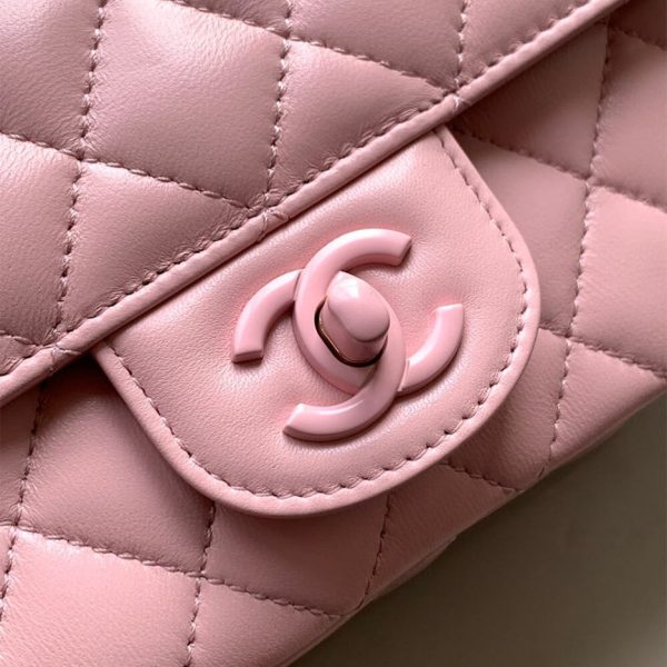 CHANEL Mini Flap Bag with Top Handle(high-end grade)