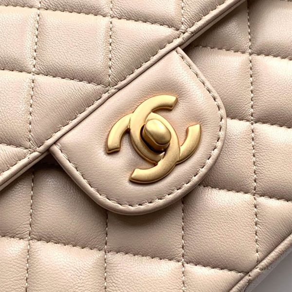 CHANEL large Flap Bag With Top Handle(high-end grade)