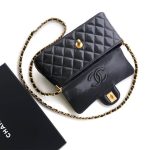 CHANEL Mini Flap Bag with Top Handle(high-end grade)