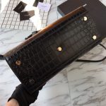 SMALL SAC DE JOUR IN MATTE EMBOSSED CROCODILE LEATHER