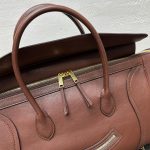 CELINE MEDIUM SMILING NEW LUGGAGE IN SUPPLE SHINY LAMBSKIN(HIGH-END GRADE)