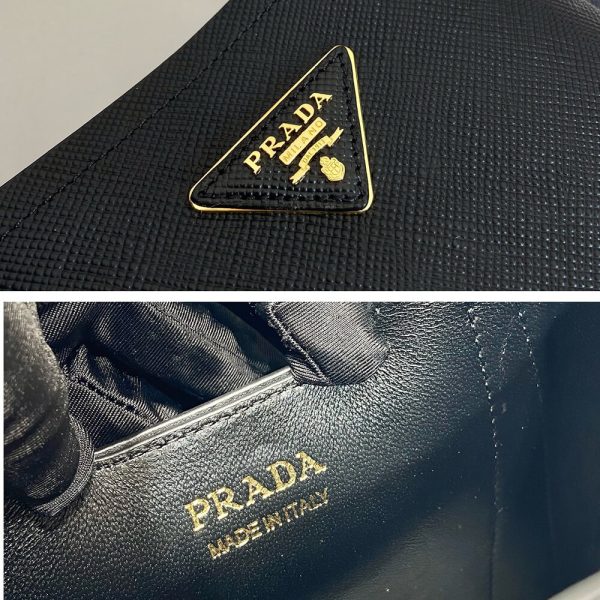 Prada Panier Saffiano Leather Mini Bag(high-end grade)