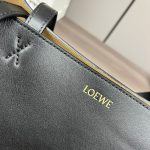 LOEWE Medium Puzzle Fold tote in shiny calfskin(HIGH-END GRADE)