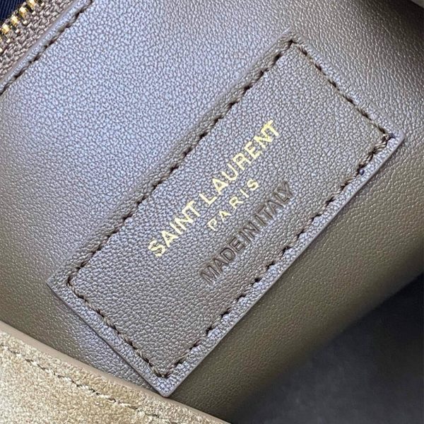 YSL Large LE 5 À 7 bag in soft suede