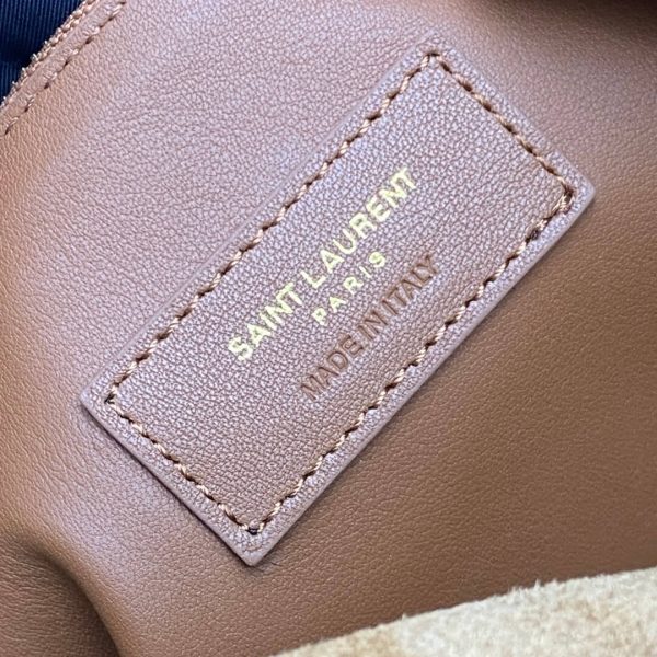 YSL Large LE 5 À 7 bag in soft suede