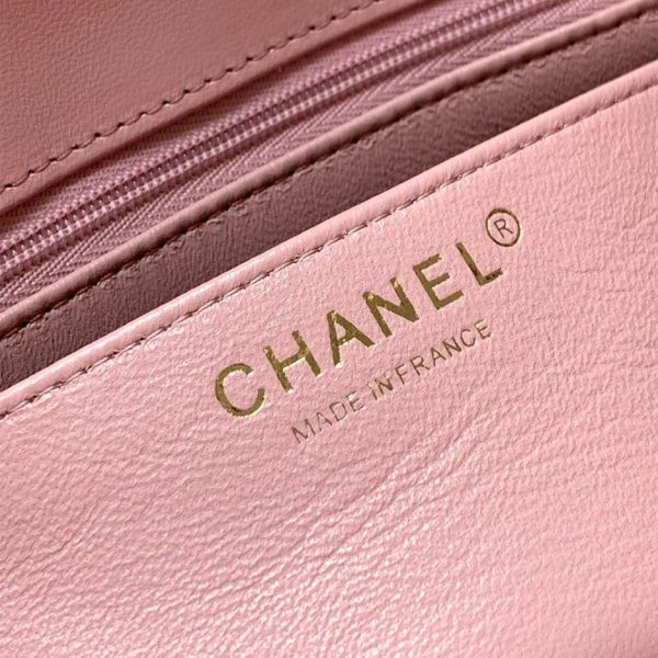 CHANEL Mini Flap Bag with Top Handle(high-end grade)