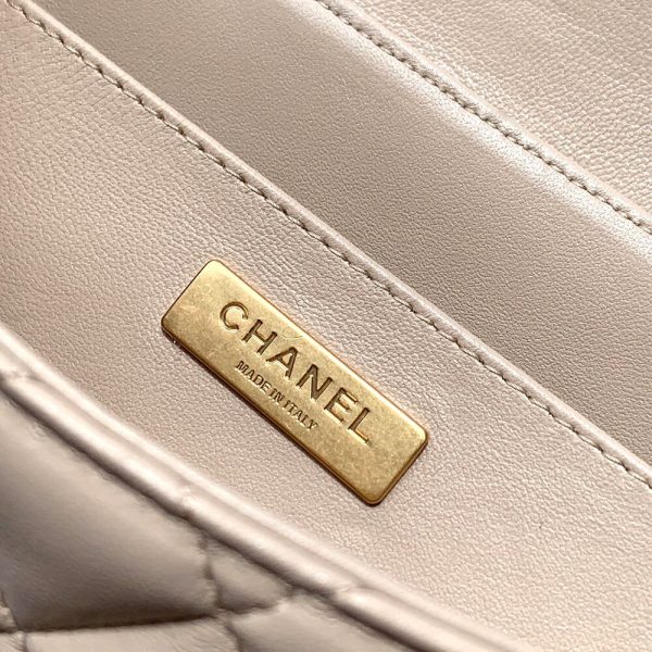 CHANEL large Flap Bag With Top Handle(high-end grade)