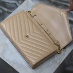 YSL cassandre chain wallet in lambskin