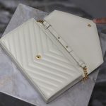 YSL cassandre chain wallet in lambskin