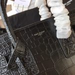 SMALL SAC DE JOUR IN MATTE EMBOSSED CROCODILE LEATHER