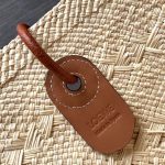 LOEWE Medium Anagram Basket in Palm and Calfskin(HIGH-END GRADE)