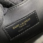 YSL kate medium tassel in crocodile-embossed leather