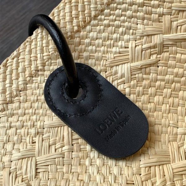 LOEWE Medium Anagram Basket in Palm and Calfskin(HIGH-END GRADE)