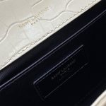 YSL kate medium tassel in crocodile-embossed leather