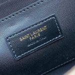YSL kate medium tassel in crocodile-embossed leather