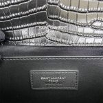 YSL kate medium tassel in crocodile-embossed leather