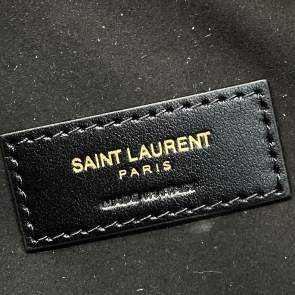 YSL PARIS VII large flat hobo bag in smooth leather(high-end grade)