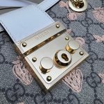 GG Padlock small berry tote bag